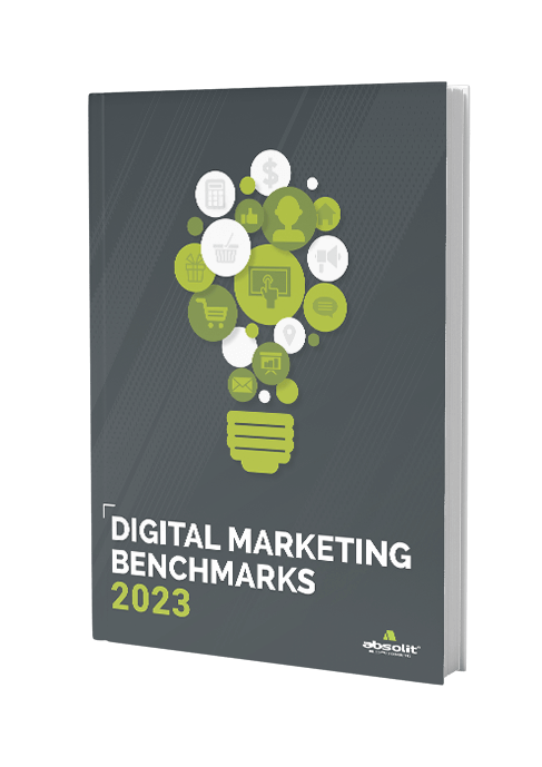 Cover: Digital Marketing Benchmarks 2023